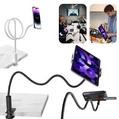 Flexible 360º Lazy Bed Gooseneck Tablet Stand Holder Mount For Samsung iPad - Image 1 of 4