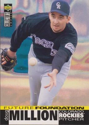 Doug Million 1995 Collector's Choice # 38 Colorado Rockies Baseball - Image 1 of 2