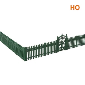 Valla modelo escala HO 1:87 con puertas cercas de plástico con kit de puerta LGHOAH11 - Imagen 1 de 11