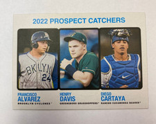 2022 Topps Heritage Minor League #187 Francisco Alvarez Cartaya Davis Prospects