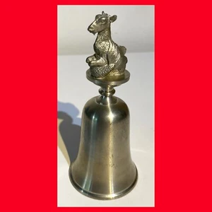 Rare SEA GOAT Motif BELL England 5-1/8" Capricorn - Picture 1 of 4