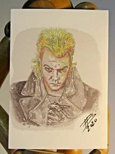 VAMPIRE DAVID  ACEO Print Card By Pop Culture Artist Phil Born  The Lost Boys - Picture 1 of 2