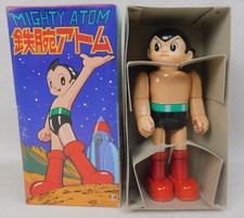 Rare vintage wind up Billiken tin mechanical walking Astro Atom Boy Tetsuwan MIB