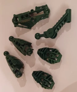 Qty. 6 parts Lego Bionicle Piraka Green Lot replacement or MOC incomplete set - Picture 1 of 1