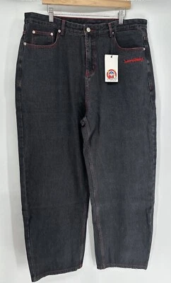 New Basement Baggy Basement 5 Pocket Jean Black Size XXL - Image 1 of 4