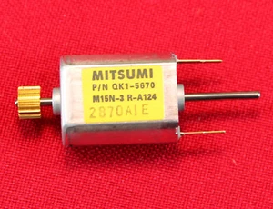 1x MITSUMI Miniature 12V Brush DC Motor 030 Biaxial P/N QK1-5670 - Picture 1 of 4