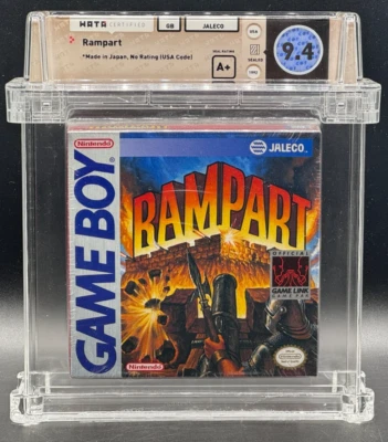Rampart Game Boy Nintendo Graded Sealed New WATA 9.4 A+ - Image 1 of 2