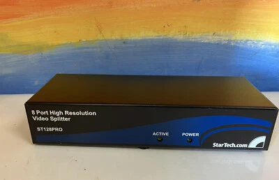 ~ StarTech ST128PRO 8-Port High Resolution Video Splitter D6F3E1D671 - Image 1 of 4