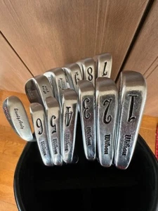 Wilson Staff Tour Blade Tom Kite Model Iron set 12pcs 1-9 Pw Sw Sw DG X-Flex RH - Picture 1 of 14
