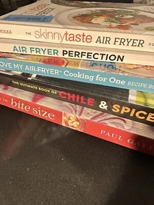 Cookbook Lot Air Fryer Skinny taste Bite Size Chile & Spice - Picture 1 of 4