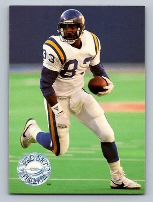 1991 Pro Set Platinum #225 Steve Jordan   Minnesota Vikings - Image 1 of 2