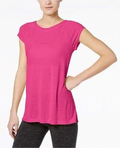 Calvin Klein Performance Cap-Sleeve Strappy-Back T-Shirt, Hot Magenta SIZE XXL - Picture 1 of 2