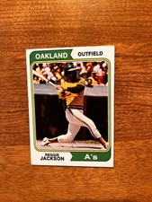 REGGIE JACKSON   HOF. Vintage Card In Excellent Condition.  A Must Have !!!