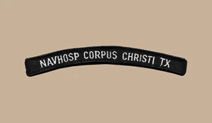 US Navy Naval Hospital Corpus Christi Texas UIM Shoulder Rocker Tab (01-02) - Picture 1 of 1