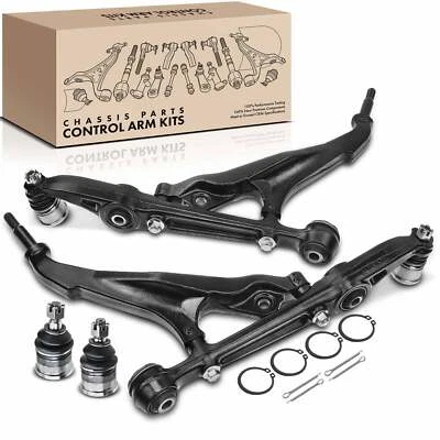 4x Front Lower Control Arms & Ball Joints for Honda Civic 92-95 Civic del Sol - Image 1 of 4