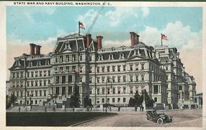 Postal vintage edificio de guerra y marina del estado de Washington DC - Imagen 1 de 4