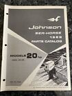 1969 Johnson Seahorse Outboard Parts Catalog 20 HP Boat Manual Part # 383868