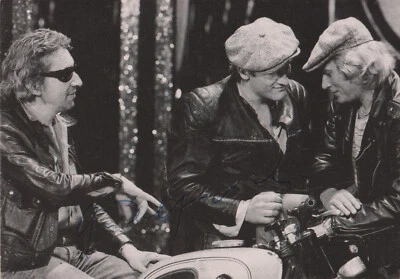 GERARD DEPARDIEU Original Autogramm Postkarte Top Portrait doppelt signiert - Bild 1 von 2