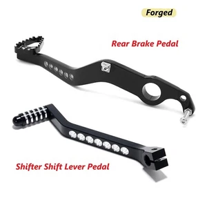 Forged Shifter Shift Lever & Rear Brake Pedal 06-23 For Yamaha YFM700 Raptor 700 - Picture 1 of 12