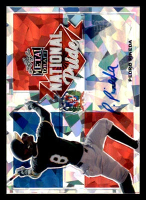 2021 Leaf Metal Draft National Pride Crystals #NPPP1 Pedro Pineda (ref 235717) - Image 1 of 2