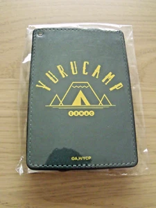 YuruCamp (Laid-Back Camp) College Design Leather Pass Case - Picture 1 of 2