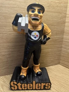 STEELY McBEAM PITTSBURGH STEELERS Mascot Statue 12" Figurine Limited Statue New - Picture 1 of 6
