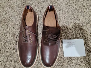 J. Crew Ruder Streifen italienische Leder Derbys - braun - J8989 - Größe 8,5 - Bild 1 von 3