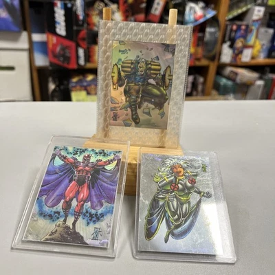 1993 Skybox Marvel X-Men Series 2 Holo Set H1-H3 - Image 1 of 4