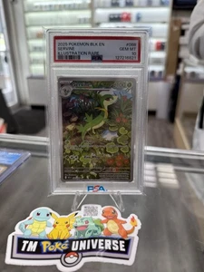 Pokémon TCG Servine 088/086 Illustration Rare Black Bolt PSA 10 - Picture 1 of 2