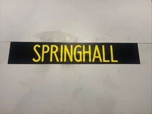 SPRINGHALL - Hamilton Depot 289 Scottish Bus Destination Blind 36” - Picture 1 of 11