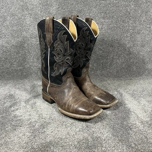 Cody James BCJSP21L2 Willow Men’s Size 7 D Brown Black Leather Cowboy Boots Used - Picture 1 of 13