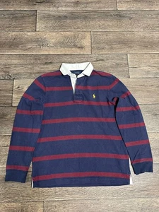 POLO RALPH LAUREN RUGBY GESTREIFT HERREN BAUMWOLLE LANGARM MEDIUM - Bild 1 von 7