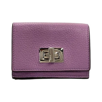 Cartera Fendi Micro Cuero Triple Pliegue 8M0426A91BF1JN2 Mujer Excelente Estado Foto 1 de 4