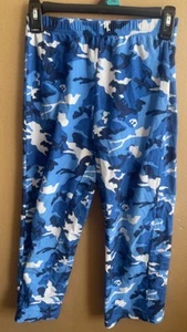 YOUTH FADED GLORY LARGE PAJAMA PANTS BLUE CAMOFLAUGE - Picture 1 of 4