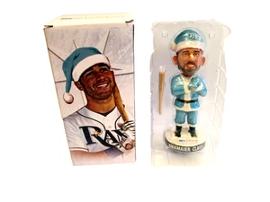 Tampa Bay Rays Kiermaier Claus Frohe Weihnachten im Juli SGA Wackelkopf Neu im Karton - Bild 1 von 10