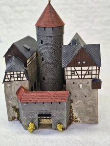 AUHAGEN 12263 H0/TT CASTILLO LAUTERSTEIN terminado de construir VINTAGE COLECCIONISTA MODELISMO FERROVIARIO - Imagen 1 de 9