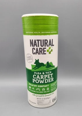 Natural Care 跳蚤蜱地毯踏板床粉 — 第 1/4 张图片