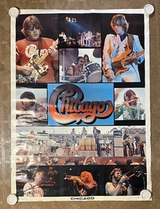 HUGE Vintage Original 1977 Chicago Band Poster 42 x 58 Inches One Stop Posters - Picture 1 of 8