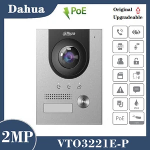 Cámara ojo de pez Dahua VTO2202F-P-S2 2MP estación puerta villa 2 hilos videointercomunicador - Imagen 1 de 6