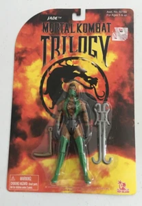 Vintage 1996 Toy Island Mortal Kombat Trilogy JADE Action Figure NEW ON CARD - Picture 1 of 2