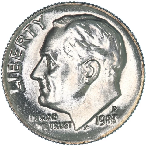 1983 P Roosevelt Dime Choice BU US Coin See Pics Y075 Cover
