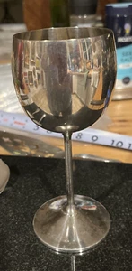 Placa de plata de 6,5"" de colección tallo de vino - Imagen 1 de 4