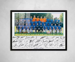 PÓSTER IMPRESO FIRMADO CHELSEA 2025 2024 EQUIPO FOTO ESCUADRÓN NUEVO ENMARCADO OPCIONES REGALO - Imagen 1 de 5