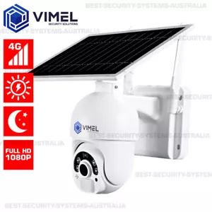 4G Construction Site Camera 2K SIM Card Solar PTZ Security Battery Farm CCTV - Picture 1 of 11