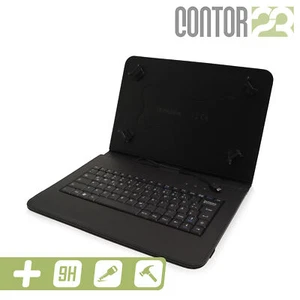 Schutzhülle,Tasche+Tastatur,Panzerfolie in SCHWARZ für 9.6" Samsung Galaxy Tab E - Bild 1 von 5