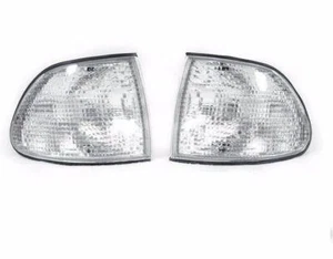 Pair Front Corner Turn Signal Clear lamp Light for BMW 7 95-98 E38  - Picture 1 of 1