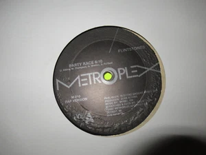 FLINTSTONES - PARTY RACE 12" PRIVATE PRESS ELECTRO RAP HIP HOP - Imagen 1 de 2