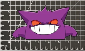 Gengar Pokemon Sticker Aufkleber - Hands Down Peeker Peeking - 4 verschiedene Größen - Bild 1 von 5