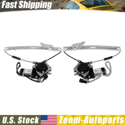 Juego de 2 pares de reguladores de ventana eléctrica trasera y motor Dorman para 01-06 Mazda Tribute Foto 1 de 4