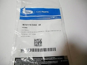 FORD GENUINE OEM 2002-13 TRANSIT CONNECT WHEEL STUD SECURE CLIPS W701110 S442 - Picture 1 of 3